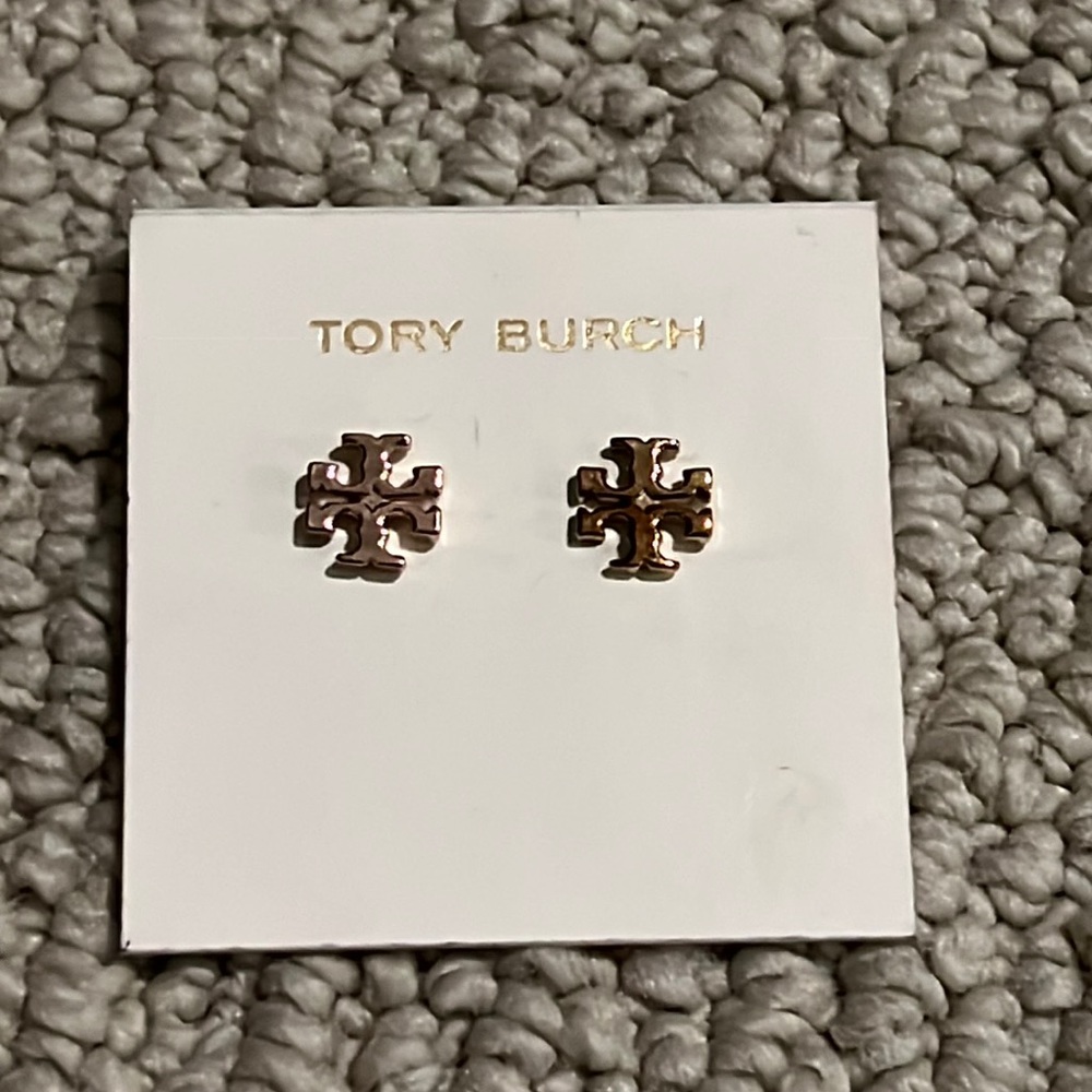 Tory Burch Rose Gold Earrings